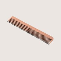 Mid Century Pink Vanity Mirror Brush and Comb Set