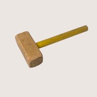 Vintage Playskool Wooden Pounding Bench Toy With Hammer