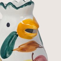 Vintage Italian Ceramic Chicken Hand Painted Creamer