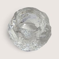 Vintage Kosta Boda Snowball Glass Votive Candle Holder