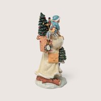 Vintage Santa With Children And Toys Christmas Figurine
