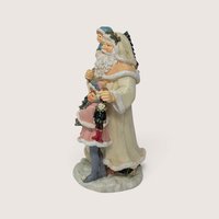 Vintage Santa With Children And Toys Christmas Figurine