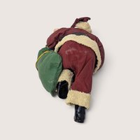 Vintage Santa Checking List Figurine