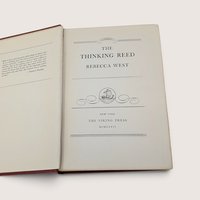 1936 The Thinking Reed Rebecca West Hardcover Book