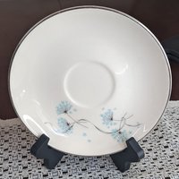 Vintage 1958 Taylor Smith Blue Dandelion Cup and Saucer Set