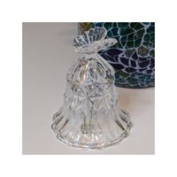 Vintage Lead Crystal Butterfly Bell