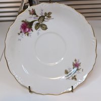 1950s Vintage Rose Decorated Tea Set - 15 Pieces
