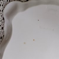 Vintage Milk Glass Rectangle Dresser Trinket Tray