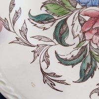 Mayflower Vernon Kilns Hand-Painted Dinner 6 Plates