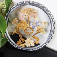 Vintage Pressed Flower Suncatcher
