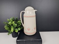 Corning Corelle Forever Yours Plastic Coffee Carafe/Thermos and Lid