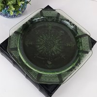 1930s Anchor Hocking Princess Uranium Glass Dinner Plate