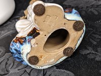 Vintage Chinese Shiwan Scholar Playing Flute Figurine