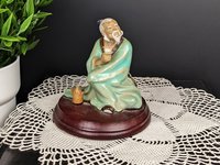 Vintage Chinese Shiwan Mudman in Green Shirt