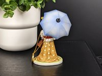 Reco The McClellands 'Dressing Up' Woman with Umbrella Figurine