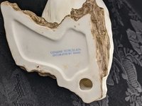 Vintage Porcelain Goose Statue, Decorated by Hand