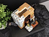 Vintage Sewing Machine Porcelain Teapot, Made for General Mills