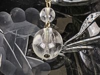 Vintage Etched Crystal Bell