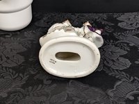 Vintage Porcelain Colonial Couple Figurine, Made in Japan