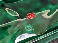 Vintage Lefton 1349 Green Holly Christmas Relish Tray