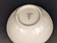 Set of 2 Lenox Embossed Leaf Sylvan Bon Bon Bowls