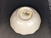 Set of 2 Lenox Embossed Leaf Sylvan Bon Bon Bowls