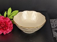 Set of 2 Lenox Embossed Leaf Sylvan Bon Bon Bowls