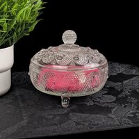 Vintage Avon Powder Puff Jar with Lid