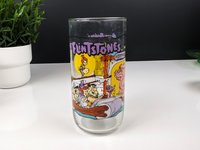Set of 4 Hardees Flintstones Glasses, The First 30 Years