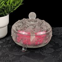 Vintage Avon Powder Puff Jar with Lid