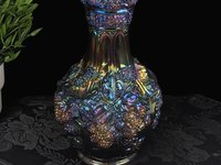 Imperial Glass Loganberry Carnival Glass 10" Flower Vase