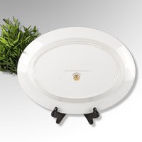 Vintage Diamond China Romance 12" Serving Platter