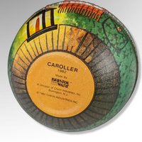 1982 Bristol Ware Caroler Collectible Metal Container