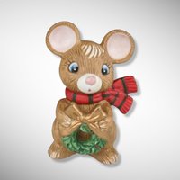Trio of Homco Christmas Mice Figurines Choose Between 5210 and 5405