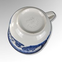 2 Vintage Johnson Bros Blue Willow Cups