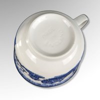 2 Vintage Johnson Bros Blue Willow Cups