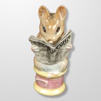 Vintage Beatrix Potter Tailor of Gloucester Mouse Figurine