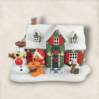 Danbury Mint 1994 Garfield's Christmas Village