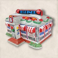 1992 Coca-Cola Town Square Tick Tock Diner Village House