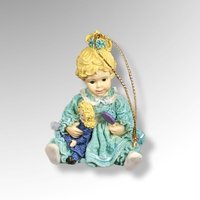 Set of 7 1994 Hamilton Collection Derek Darling Resin Ornaments