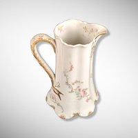 Reserved*** Antique Haviland Schleiger Floral Ceramic Chocolate Pot – Lid Not Included