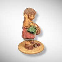 Vintage 1994 Tenderheart Treasures Needlepoint Girl