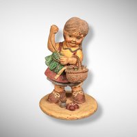 Vintage 1994 Tenderheart Treasures Needlepoint Girl