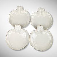 Set of 4 Lenox Aegean Collection Medium Shell Shaped Dish