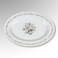 Vintage Diamond China Romance 12" Serving Platter