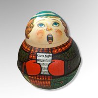 1982 Bristol Ware Caroler Collectible Metal Container