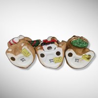 Trio of Homco Christmas Mice Figurines Choose Between 5210 and 5405