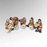 Set of 5 Vintage Flambro Emmett Kelly Jr. Clown Figurines