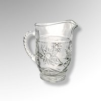 Anchor Hocking Prescut Glass Pint Pitcher