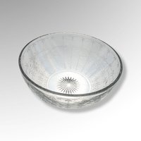 Vintage 9" Glass Serving Bowl